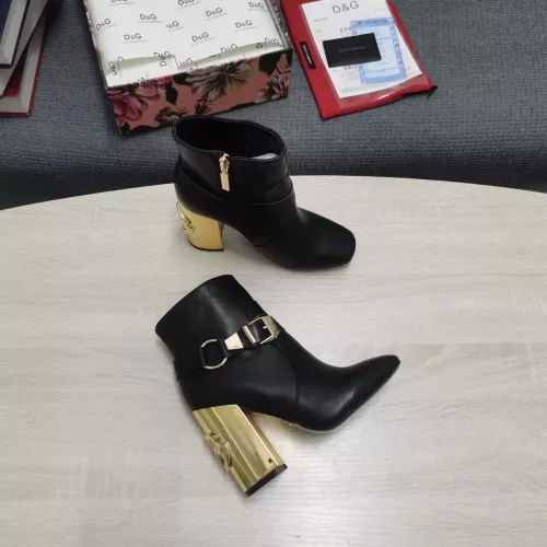 Replica Dolce & Gabbana D&G Boots For Women #1275829 $165.00 USD for Wholesale