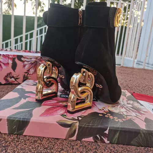 Replica Dolce & Gabbana D&G Boots For Women #1275846 $172.00 USD for Wholesale