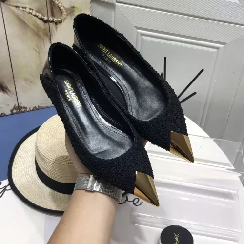 Replica Yves Saint Laurent YSL Flat Shoes For Women #1275947 $100.00 USD for Wholesale