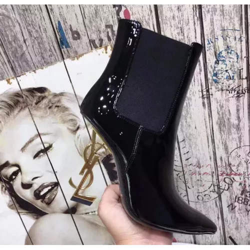 Replica Yves Saint Laurent YSL Boots For Women #1275951 $125.00 USD for Wholesale