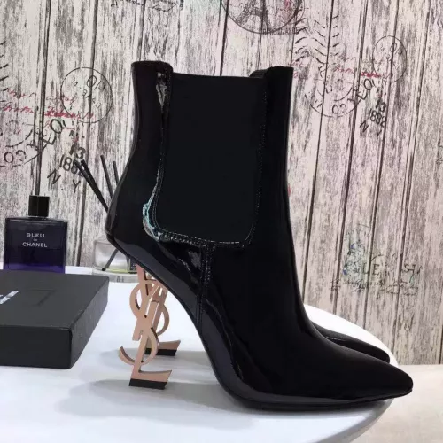 Replica Yves Saint Laurent YSL Boots For Women #1275953 $125.00 USD for Wholesale