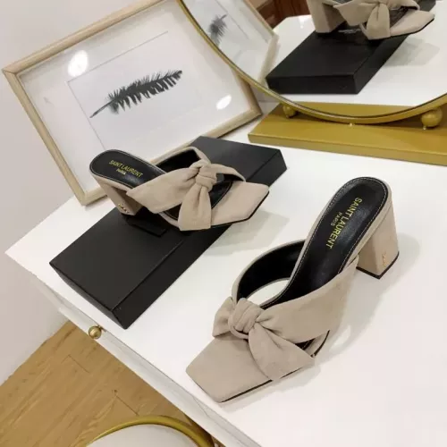 Replica Yves Saint Laurent YSL Slippers For Women #1275977 $82.00 USD for Wholesale