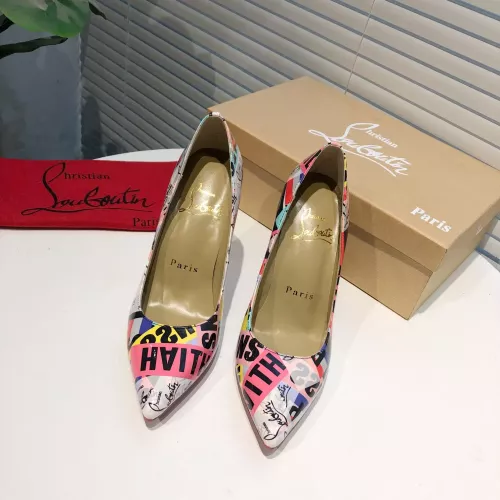 Replica Christian Louboutin High-heeled shoes For Women #1276008 $85.00 USD for Wholesale