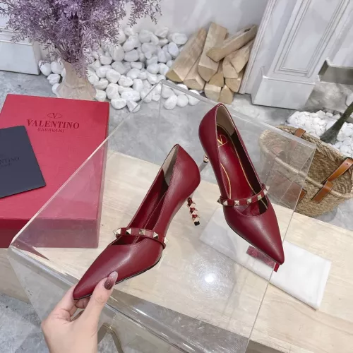 Replica Valentino High-Heeled Shoes For Women #1276030 $98.00 USD for Wholesale