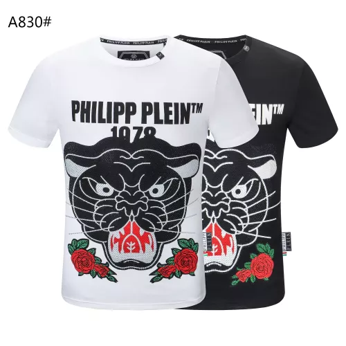 Replica Philipp Plein PP T-Shirts Short Sleeved For Men #1276339 $27.00 USD for Wholesale