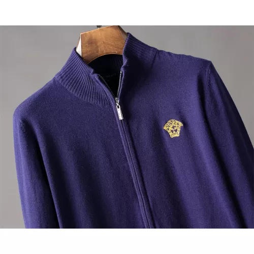 Replica Versace Sweaters Long Sleeved For Men #1277104 $45.00 USD for Wholesale