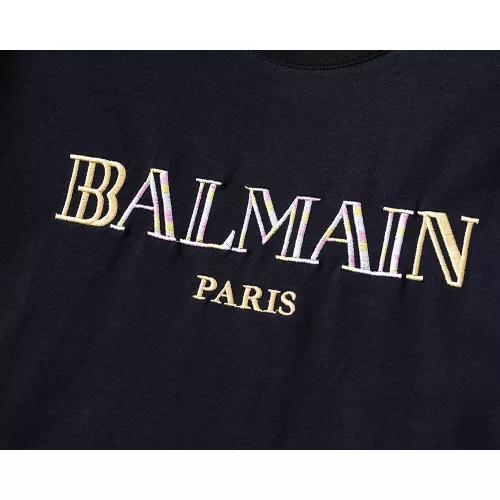 Replica Balmain T-Shirts Short Sleeved For Men #1277644 $25.00 USD for Wholesale