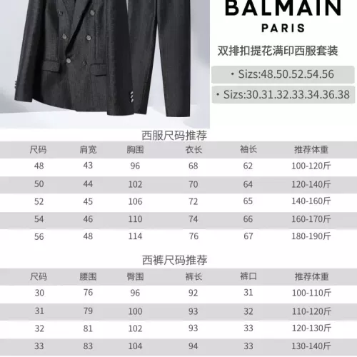 Replica Balmain Jackets Long Sleeved For Men #1277863 $118.00 USD for Wholesale