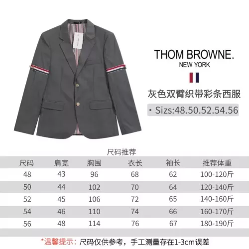 Replica Thom Browne Jackets Long Sleeved For Men #1277876 $100.00 USD for Wholesale