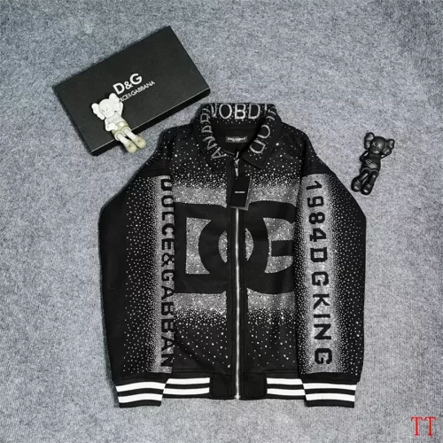 Replica Dolce & Gabbana D&G Jackets Long Sleeved For Men #1278341 $100.00 USD for Wholesale