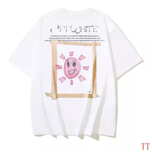 Off-White T-Shirts Short Sleeved For Unisex #1278402