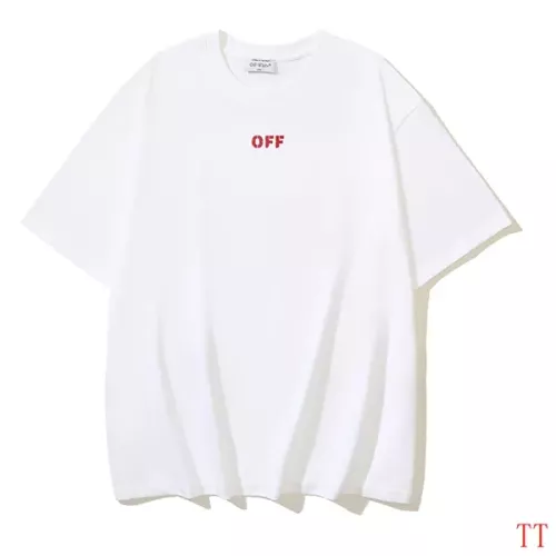 Replica Off-White T-Shirts Short Sleeved For Unisex #1278403 $29.00 USD for Wholesale