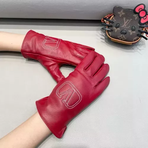 Replica Valentino Gloves For Women #1279236 $45.00 USD for Wholesale