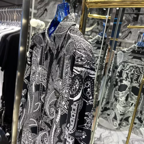 Replica Philipp Plein PP Shirts Long Sleeved For Men #1279304 $100.00 USD for Wholesale