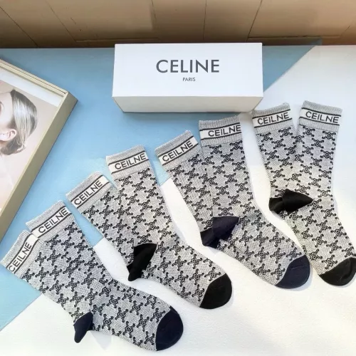 Replica Celine Socks #1279712 $32.00 USD for Wholesale