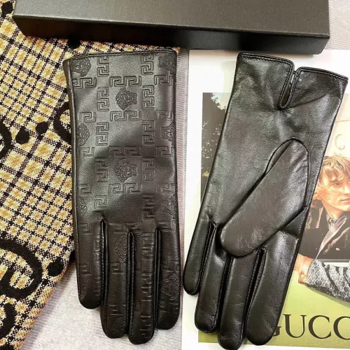 Replica Versace Gloves For Women #1279742 $56.00 USD for Wholesale