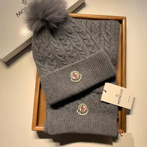 Replica Moncler Hat and Scarf Set #1279800, $60.00 USD, [ITEM#1279800], Replica Moncler Hat and Scarf and Glove Set outlet from China