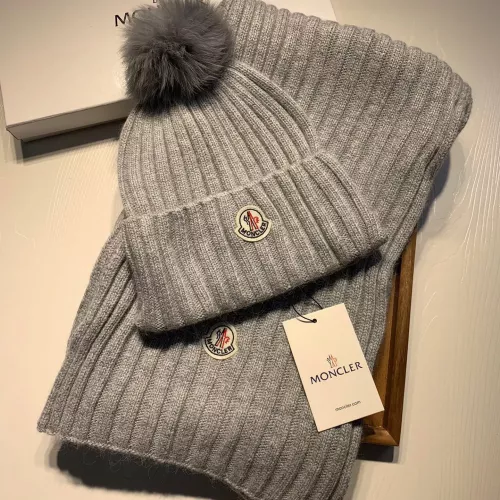 Replica Moncler Hat and Scarf Set #1279810, $64.00 USD, [ITEM#1279810], Replica Moncler Hat and Scarf and Glove Set outlet from China