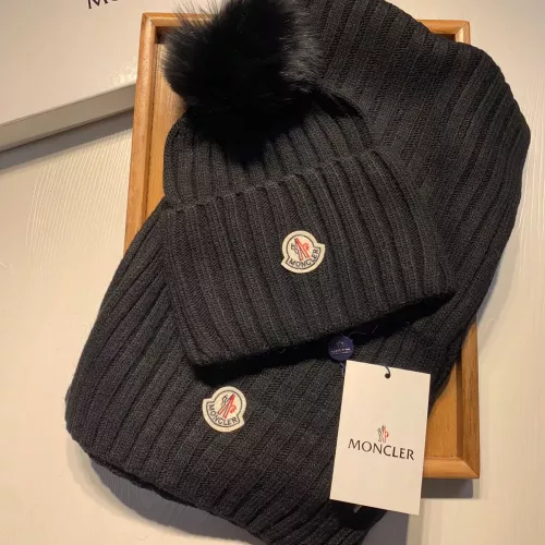 Replica Moncler Hat and Scarf Set #1279812, $64.00 USD, [ITEM#1279812], Replica Moncler Hat and Scarf and Glove Set outlet from China