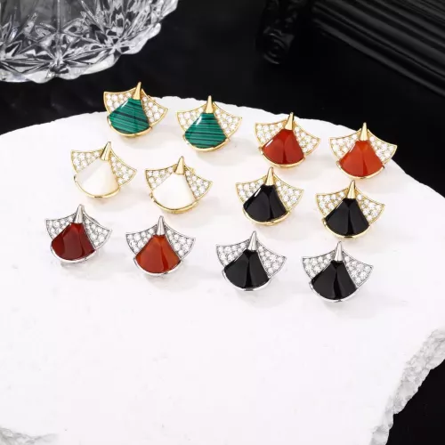 Replica Bvlgari Earrings For Women #1280459 $25.00 USD for Wholesale