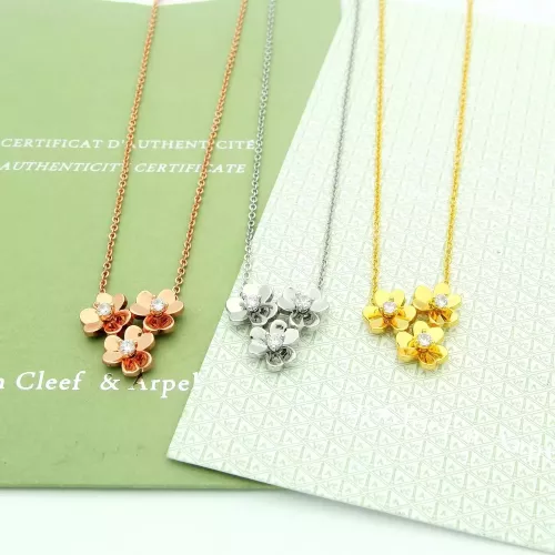 Replica Van Cleef & Arpels Necklaces For Women #1280466 $27.00 USD for Wholesale