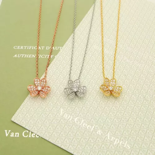 Replica Van Cleef & Arpels Necklaces For Women #1280469 $25.00 USD for Wholesale