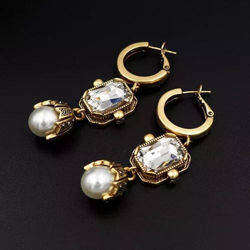 Replica Alexander McQueen Earrings For Women #1280512 $29.00 USD for Wholesale