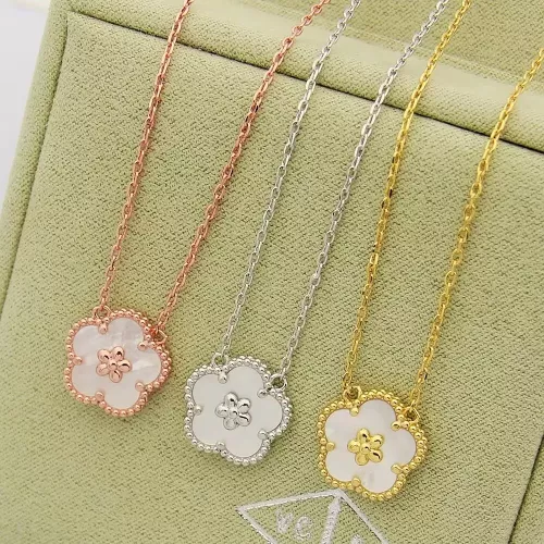 Replica Van Cleef & Arpels Necklaces For Women #1280735 $25.00 USD for Wholesale