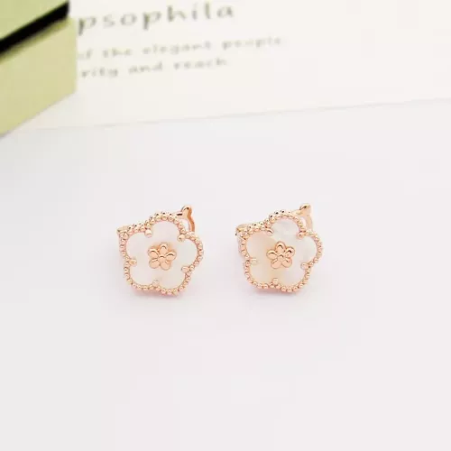 Replica Van Cleef &amp; Arpels Earrings For Women #1280742, $27.00 USD, [ITEM#1280742], Replica Van Cleef &amp; Arpels Earrings outlet from China