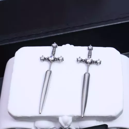 Replica Chrome Hearts Earrings For Unisex #1280763, $34.00 USD, [ITEM#1280763], Replica Chrome Hearts Earrings outlet from China