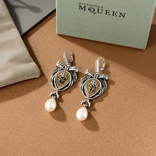 Replica Alexander McQueen Earrings For Women #1280836, $32.00 USD, [ITEM#1280836], Replica Alexander McQueen Earrings outlet from China