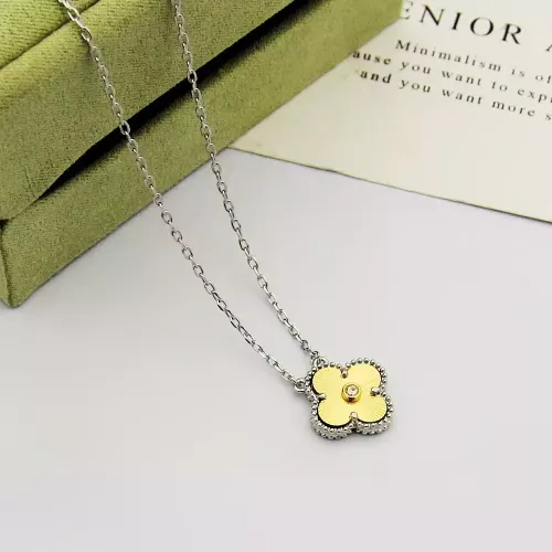 Replica Van Cleef & Arpels Necklaces For Women #1280910 $25.00 USD for Wholesale