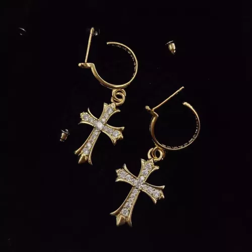 Replica Chrome Hearts Earrings For Women #1281415, $34.00 USD, [ITEM#1281415], Replica Chrome Hearts Earrings outlet from China