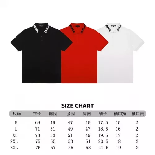 Replica Dolce & Gabbana D&G T-Shirts Short Sleeved For Men #1282545 $38.00 USD for Wholesale