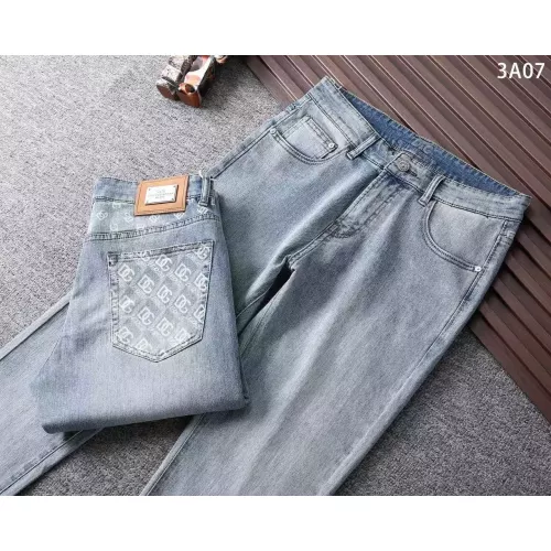 Replica Dolce & Gabbana D&G Jeans For Men #1282597 $42.00 USD for Wholesale