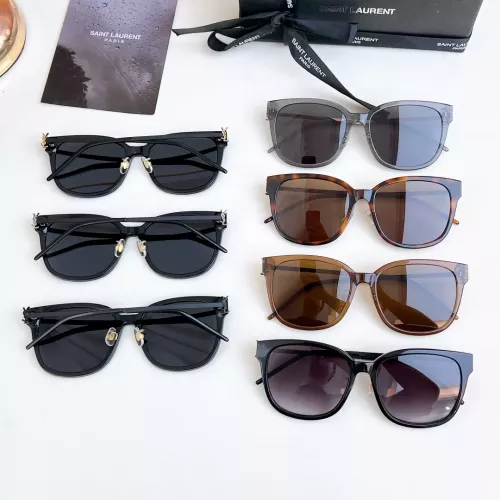 Replica Yves Saint Laurent YSL AAA Quality Sunglasses #1283858 $56.00 USD for Wholesale