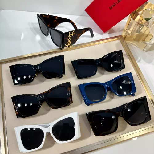 Replica Yves Saint Laurent YSL AAA Quality Sunglasses #1283874 $64.00 USD for Wholesale