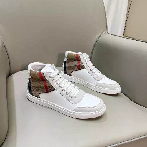 Replica Burberry High Tops Shoes For Men #1284079 $82.00 USD for Wholesale