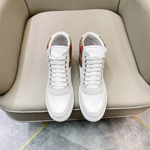 Replica Burberry High Tops Shoes For Men #1284079 $82.00 USD for Wholesale