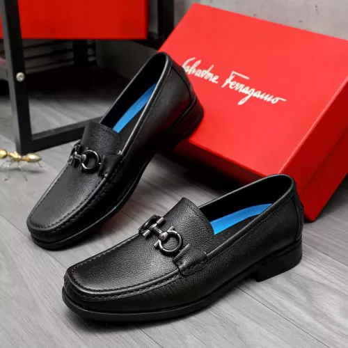 Replica Salvatore Ferragamo Leather Shoes For Men #1284694, $88.00 USD, [ITEM#1284694], Replica Salvatore Ferragamo Leather Shoes outlet from China