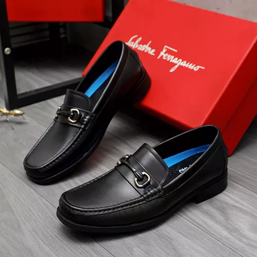 Replica Salvatore Ferragamo Leather Shoes For Men #1284696, $88.00 USD, [ITEM#1284696], Replica Salvatore Ferragamo Leather Shoes outlet from China