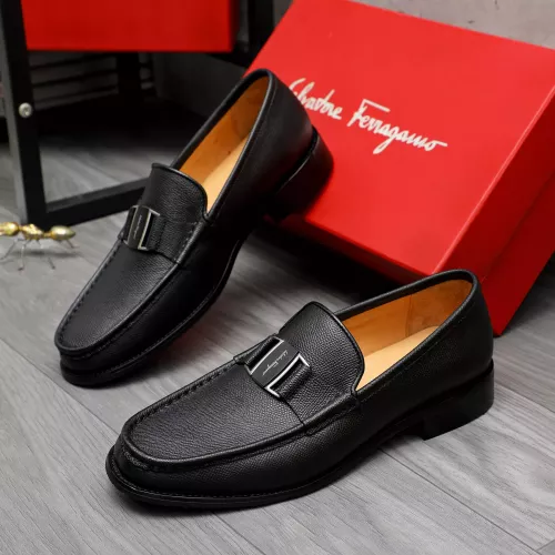 Replica Salvatore Ferragamo Leather Shoes For Men #1284697, $100.00 USD, [ITEM#1284697], Replica Salvatore Ferragamo Leather Shoes outlet from China