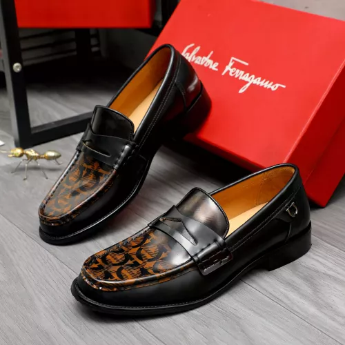 Replica Salvatore Ferragamo Leather Shoes For Men #1284699, $100.00 USD, [ITEM#1284699], Replica Salvatore Ferragamo Leather Shoes outlet from China