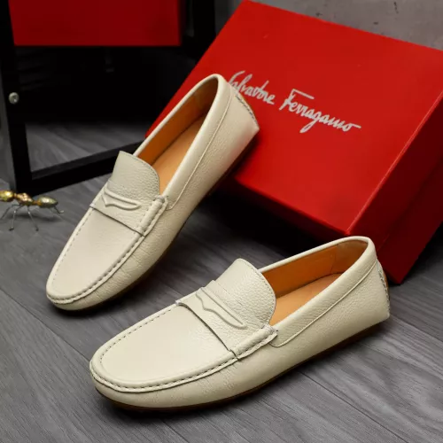 Salvatore Ferragamo Leather Shoes For Men #1284737