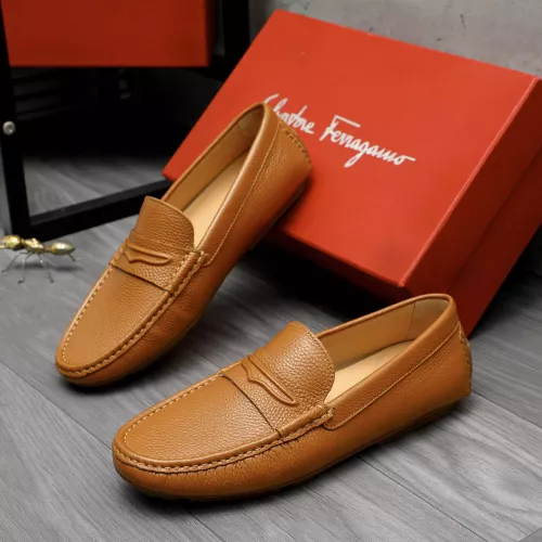 Replica Salvatore Ferragamo Leather Shoes For Men #1284739, $68.00 USD, [ITEM#1284739], Replica Salvatore Ferragamo Leather Shoes outlet from China