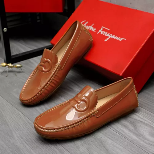 Salvatore Ferragamo Leather Shoes For Men #1284746