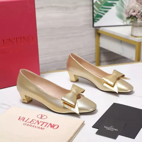 Replica Valentino High-Heeled Shoes For Women #1285665 $112.00 USD for Wholesale