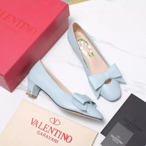 Replica Valentino High-Heeled Shoes For Women #1285667 $112.00 USD for Wholesale