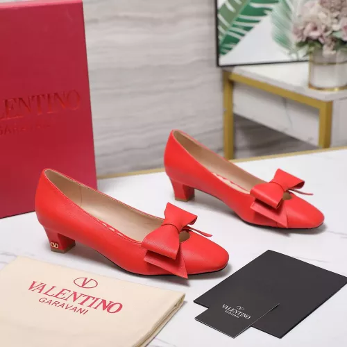 Replica Valentino High-Heeled Shoes For Women #1285672 $112.00 USD for Wholesale