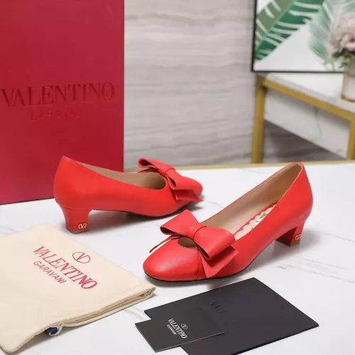 Replica Valentino High-Heeled Shoes For Women #1285672 $112.00 USD for Wholesale